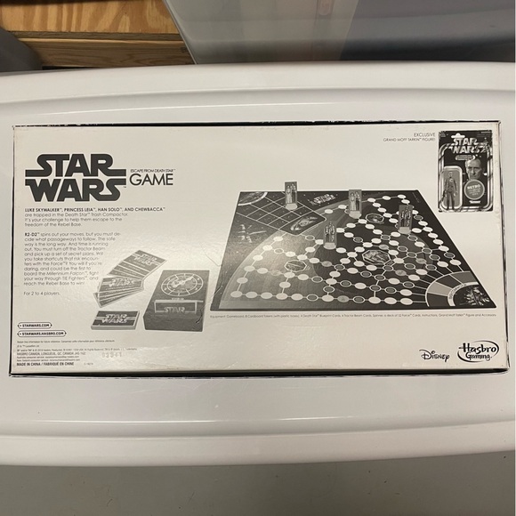 Hasbro Star Wars Escape from Death Star Board Game Exclusive Tarkin Figure Retro - Picture 6 of 6